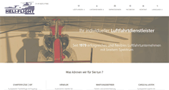 Desktop Screenshot of heli-flight.de